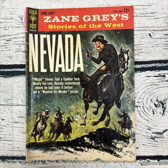 Zane Grey's Stories Of The West Nevada #411 - Wanted For Murder 1969 UNGRADED‎ - Picture 1 of 8